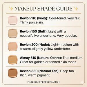 ⚠️ READ FIRST: Shade Match Guide (Not for Sale) 🎨